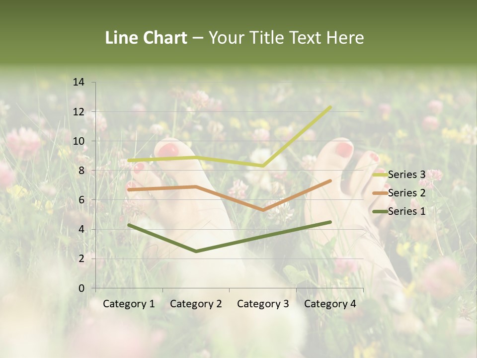 Park Barefoot Pampering PowerPoint Template