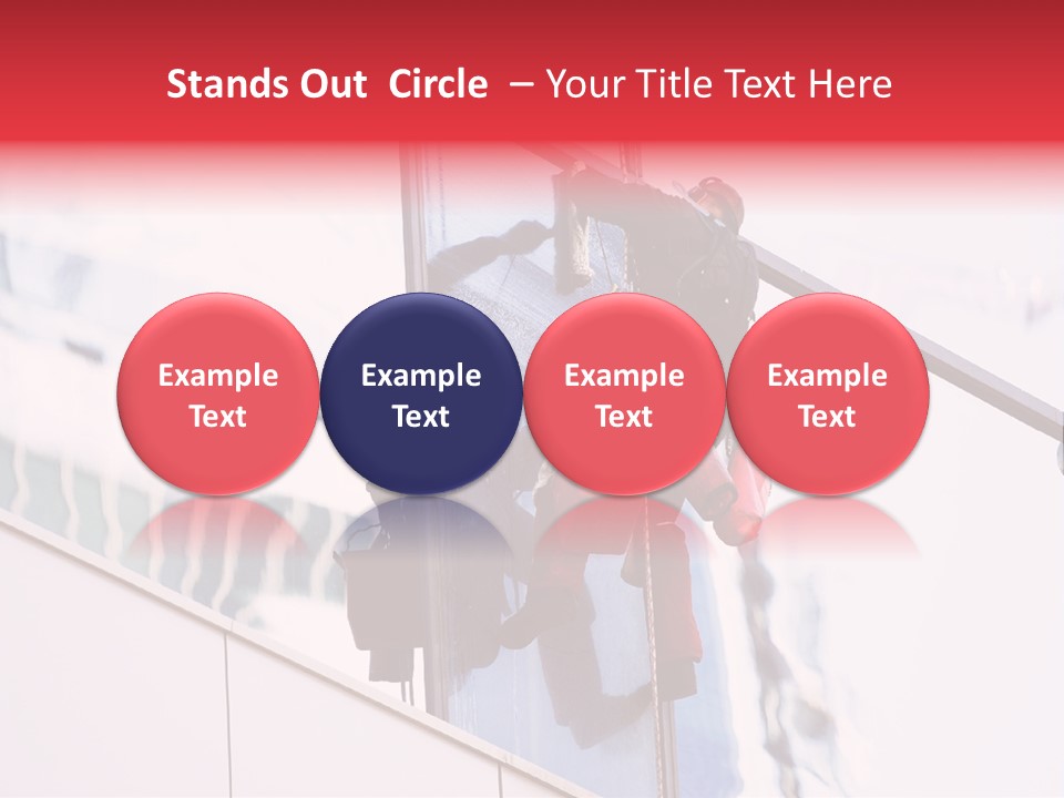 Washing Bucket Outdoors PowerPoint Template