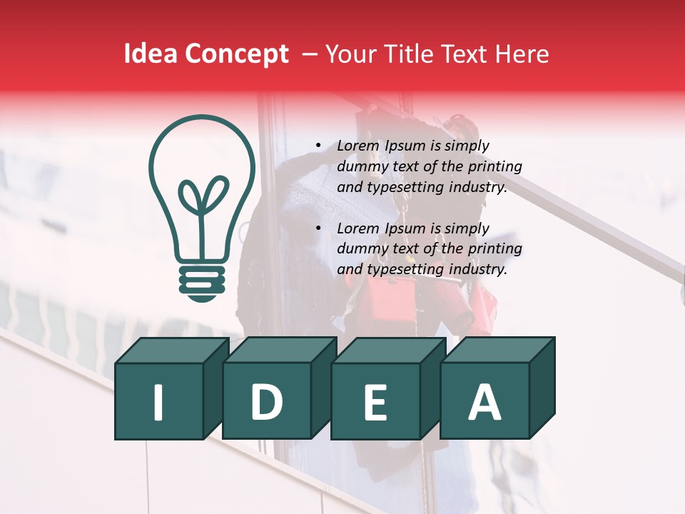 Washing Bucket Outdoors PowerPoint Template