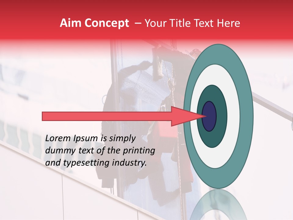 Washing Bucket Outdoors PowerPoint Template
