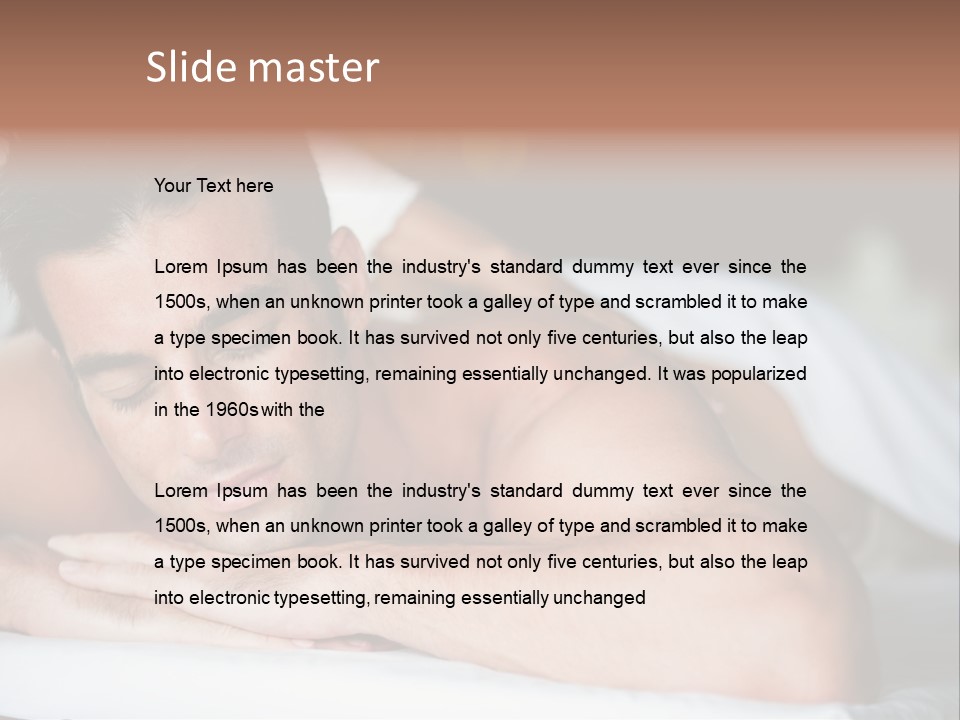 Wellbeing Health Lying PowerPoint Template