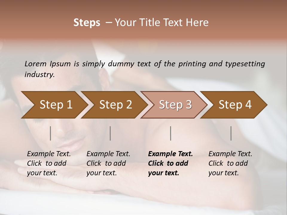 Wellbeing Health Lying PowerPoint Template