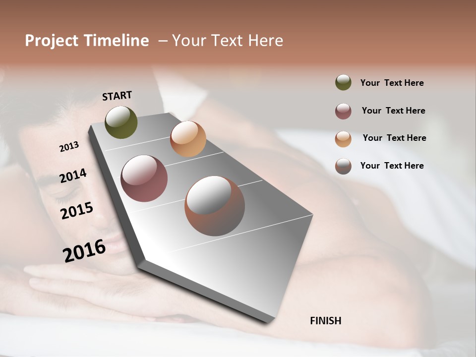 Wellbeing Health Lying PowerPoint Template
