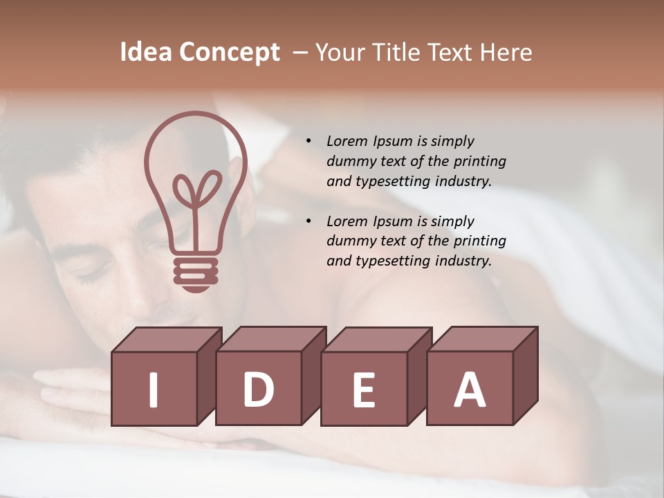 Wellbeing Health Lying PowerPoint Template