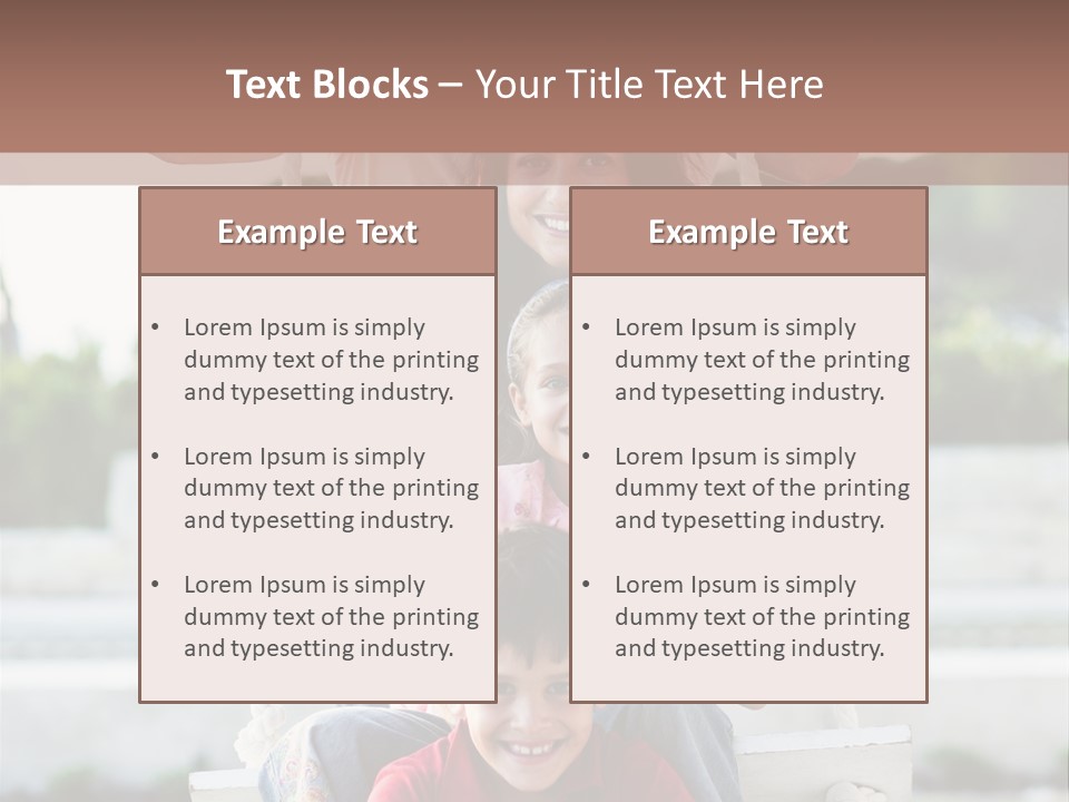 Swing Laughing Female PowerPoint Template