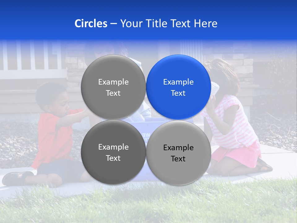 Elementary Trash Kids PowerPoint Template