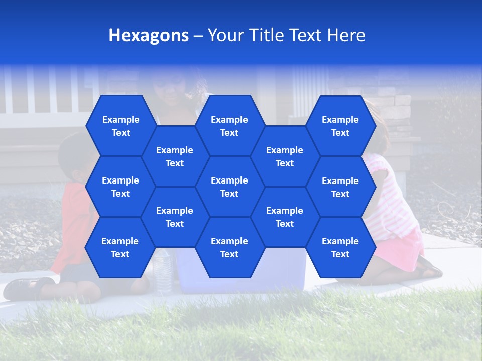 Elementary Trash Kids PowerPoint Template