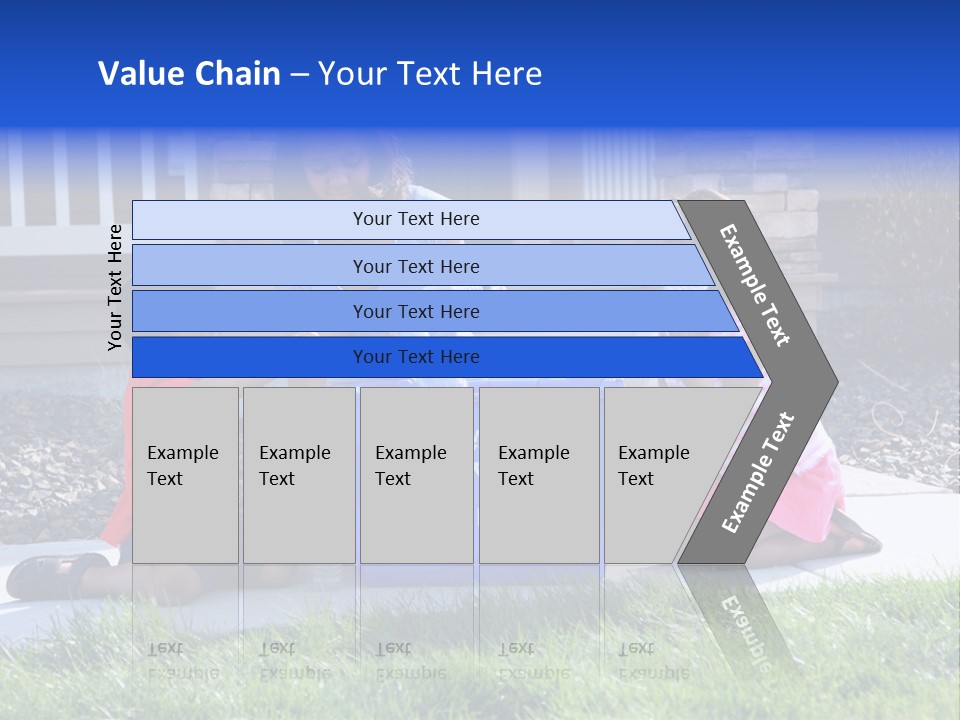 Elementary Trash Kids PowerPoint Template