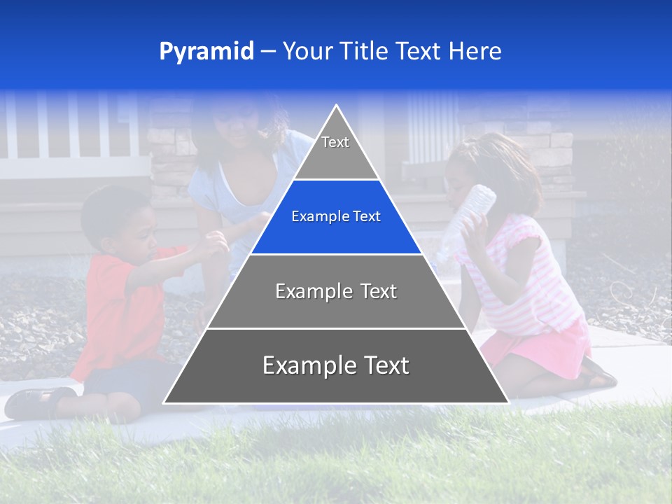 Elementary Trash Kids PowerPoint Template