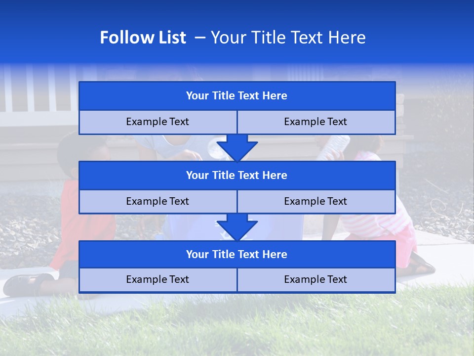 Elementary Trash Kids PowerPoint Template