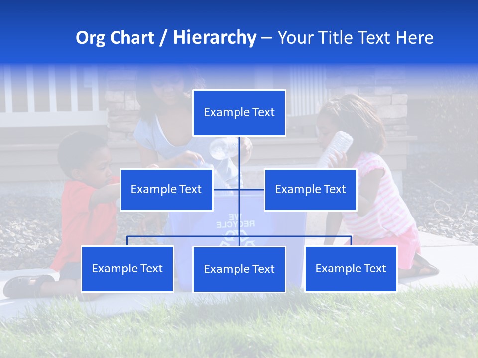 Elementary Trash Kids PowerPoint Template