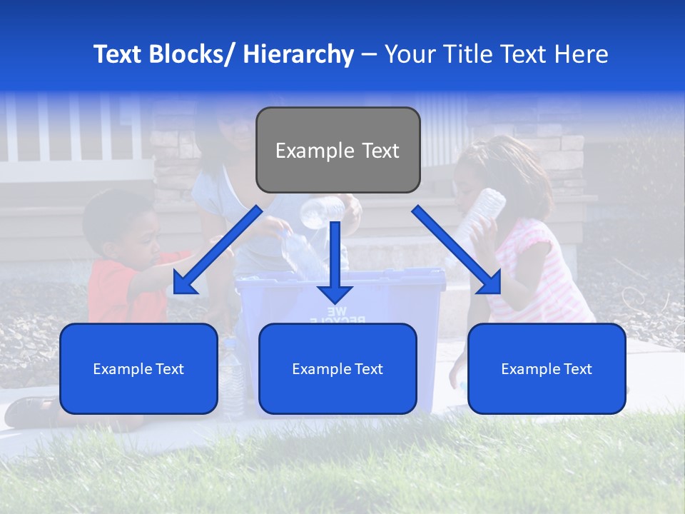 Elementary Trash Kids PowerPoint Template