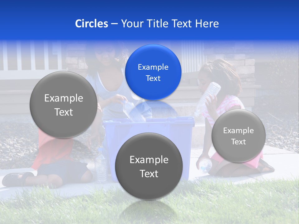 Elementary Trash Kids PowerPoint Template