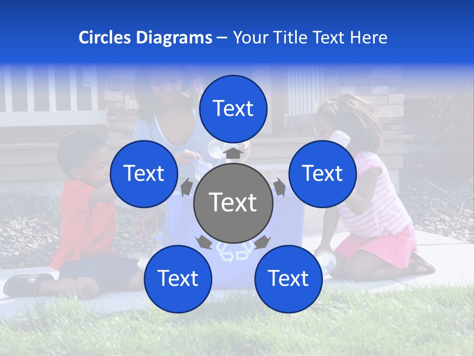 Elementary Trash Kids PowerPoint Template