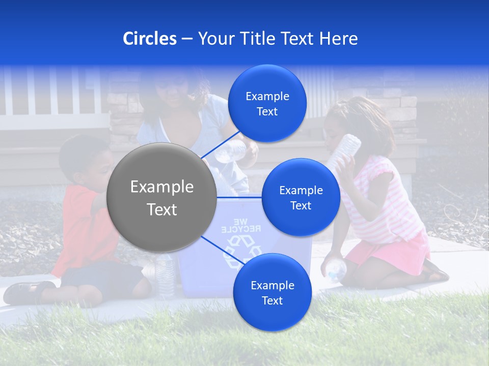 Elementary Trash Kids PowerPoint Template