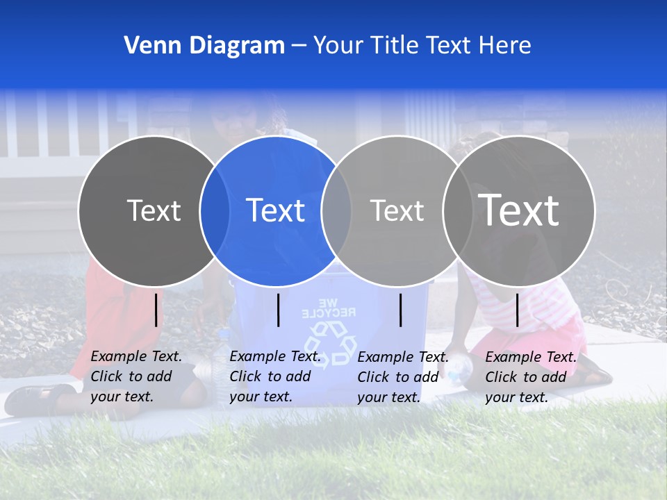 Elementary Trash Kids PowerPoint Template