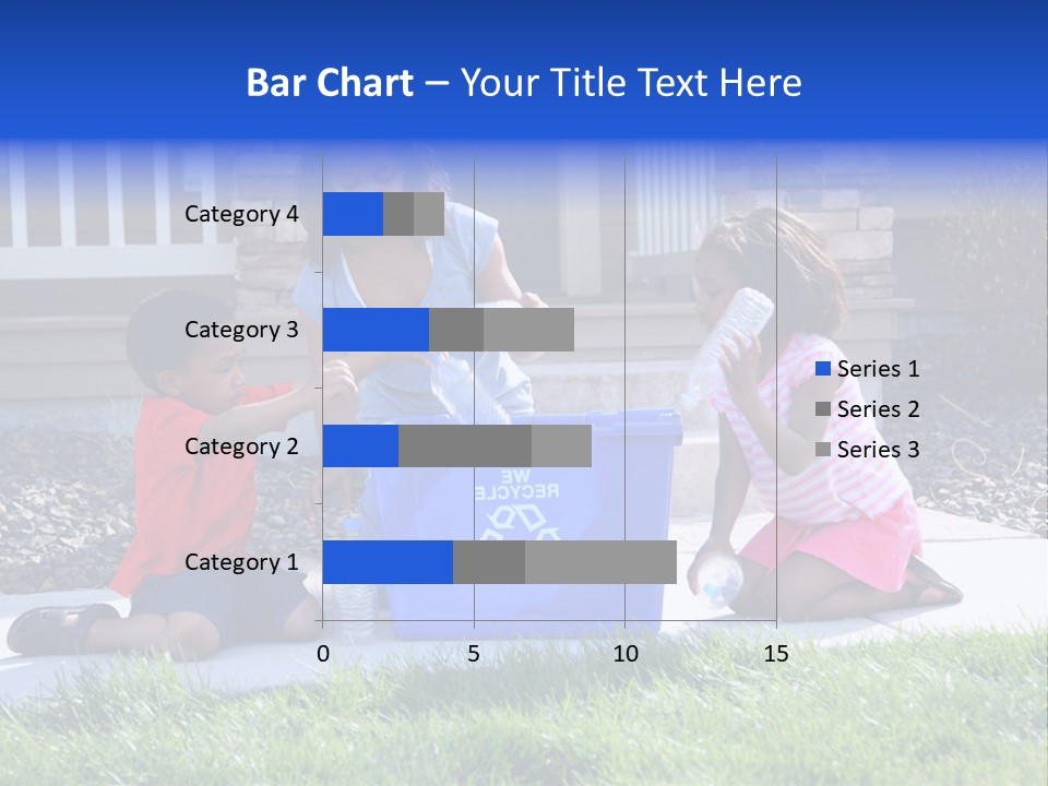 Elementary Trash Kids PowerPoint Template