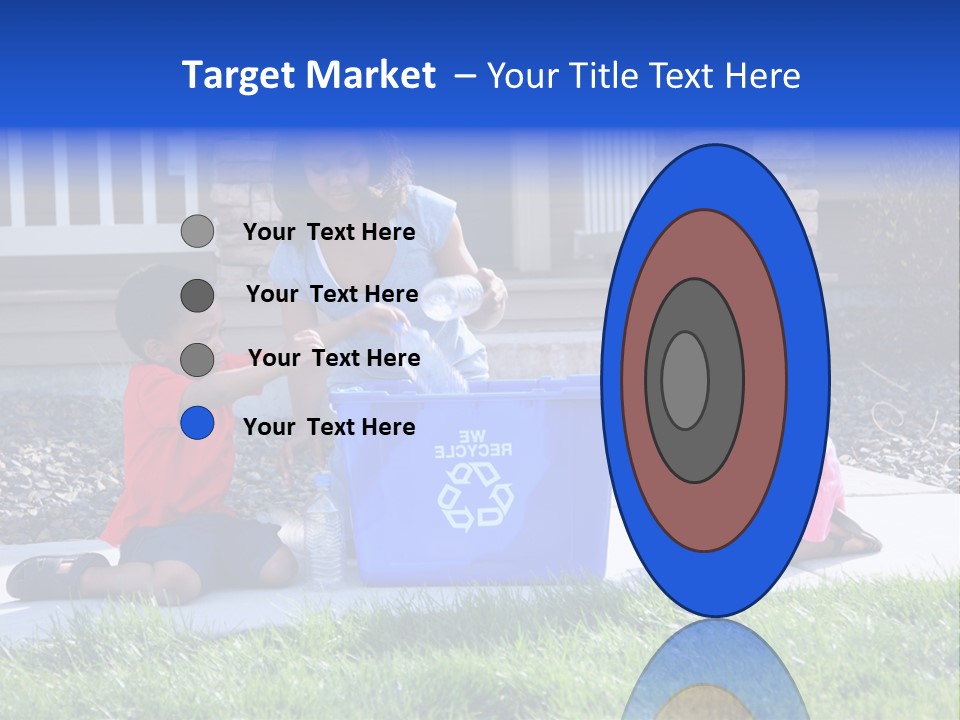 Elementary Trash Kids PowerPoint Template