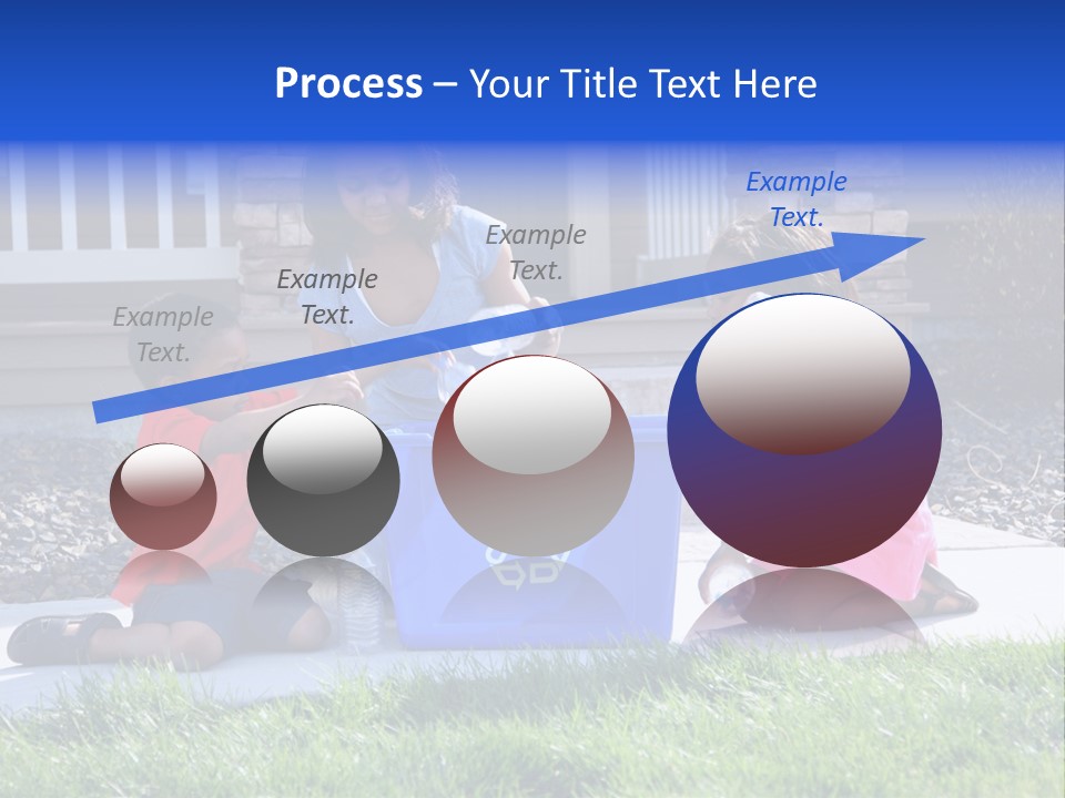 Elementary Trash Kids PowerPoint Template