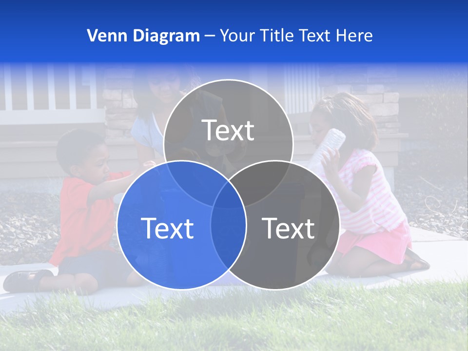 Elementary Trash Kids PowerPoint Template