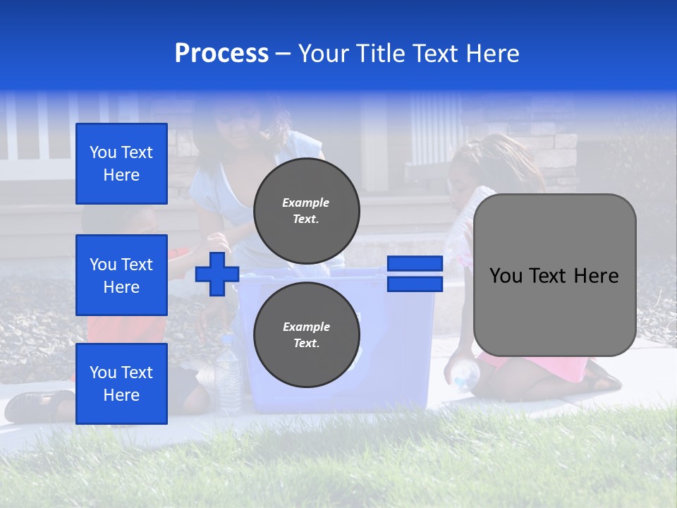 Elementary Trash Kids PowerPoint Template