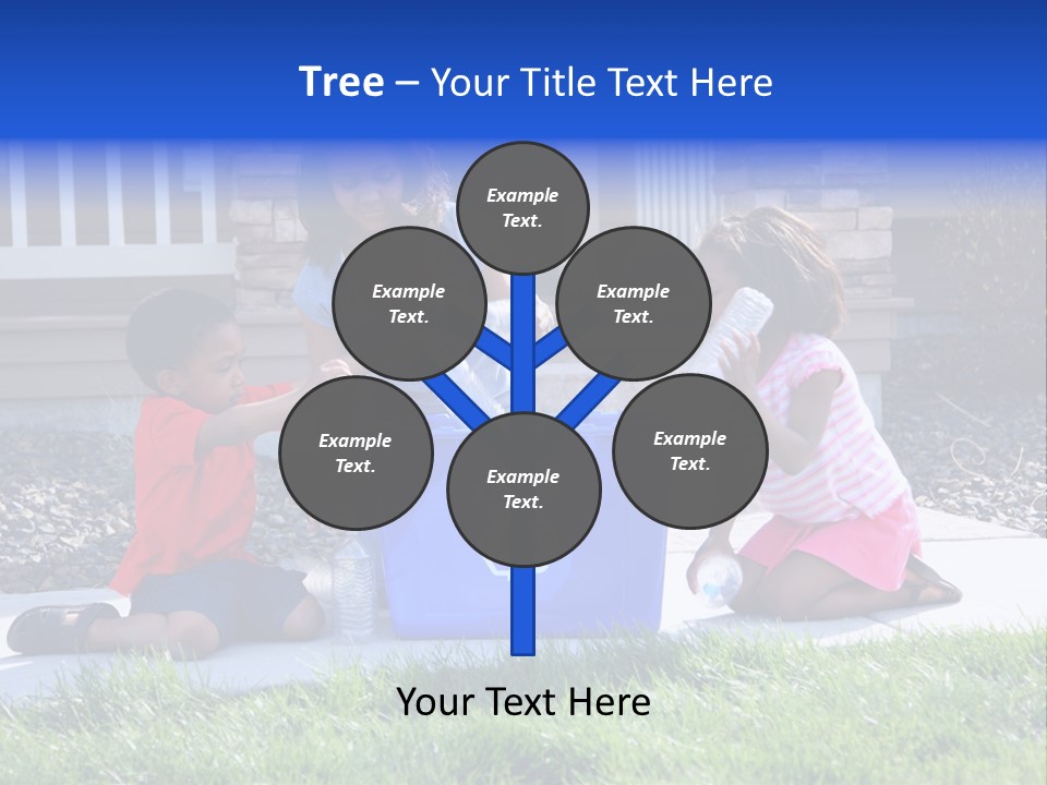 Elementary Trash Kids PowerPoint Template