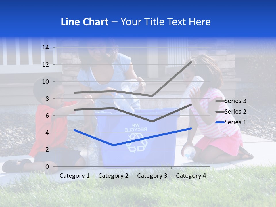 Elementary Trash Kids PowerPoint Template