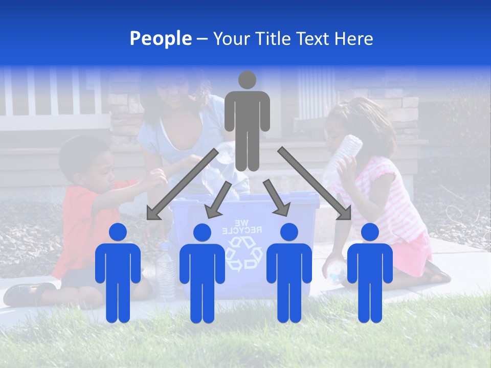 Elementary Trash Kids PowerPoint Template