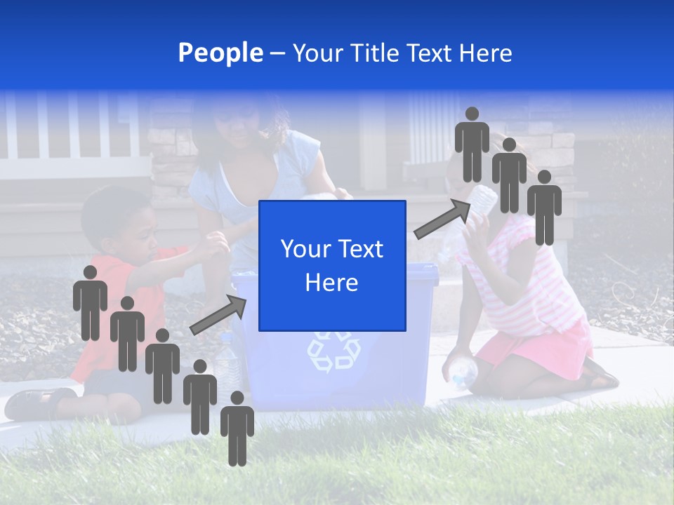 Elementary Trash Kids PowerPoint Template