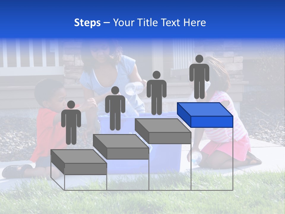 Elementary Trash Kids PowerPoint Template