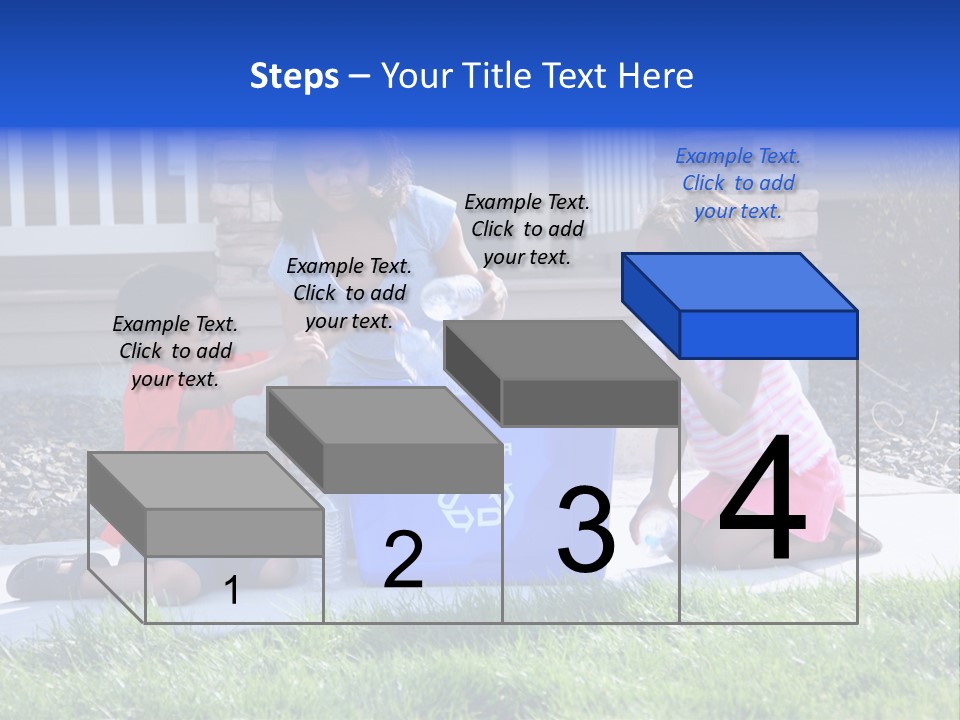 Elementary Trash Kids PowerPoint Template