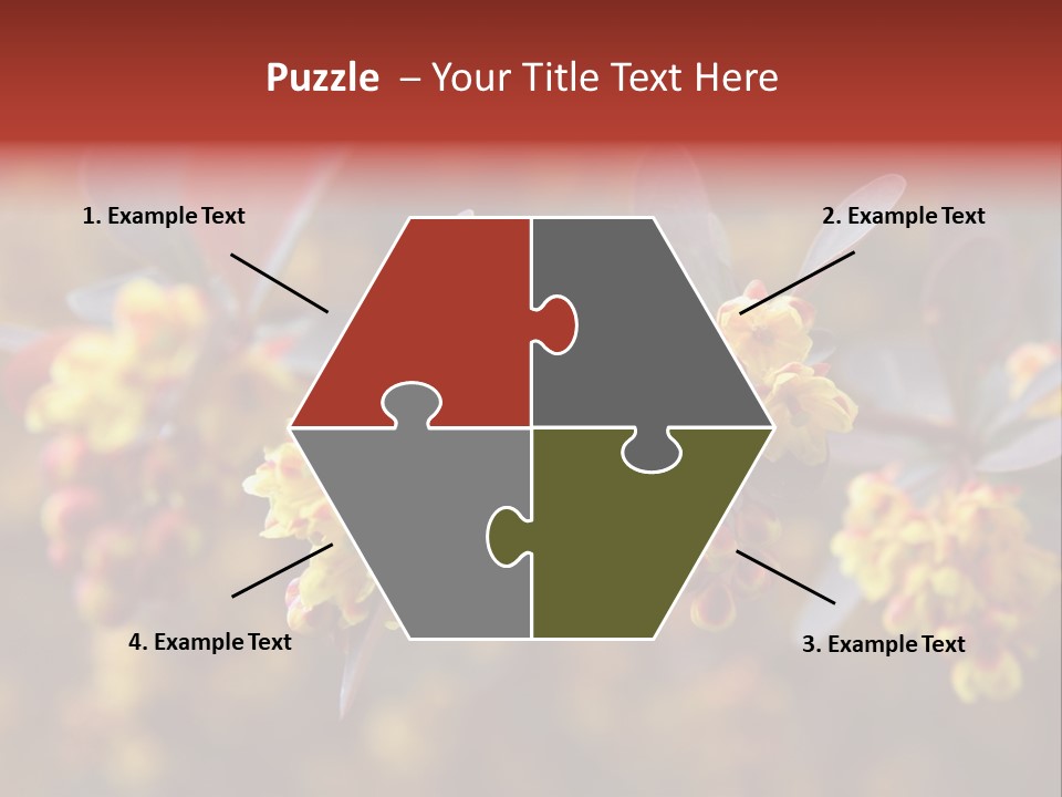 Flower Petal Spring PowerPoint Template