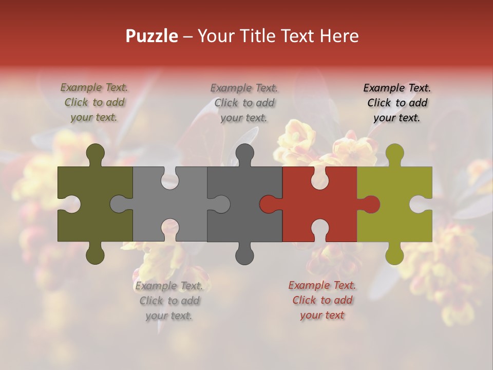 Flower Petal Spring PowerPoint Template