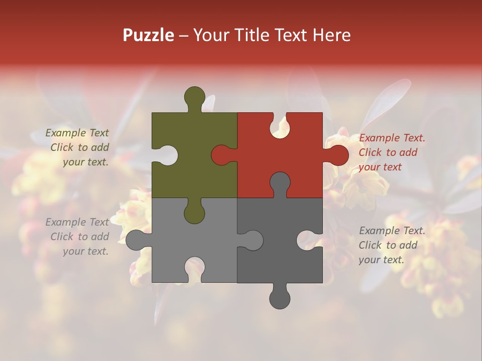 Flower Petal Spring PowerPoint Template