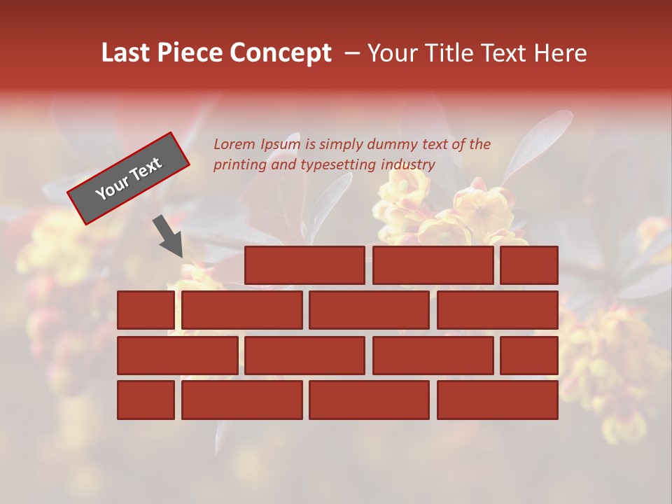 Flower Petal Spring PowerPoint Template