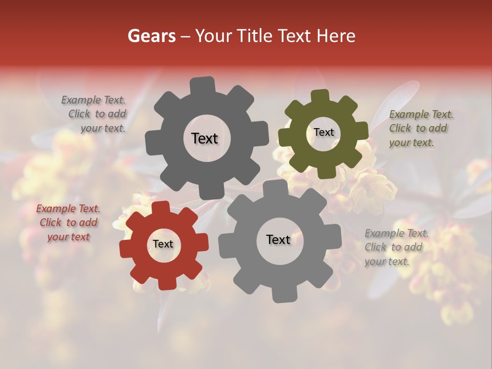 Flower Petal Spring PowerPoint Template