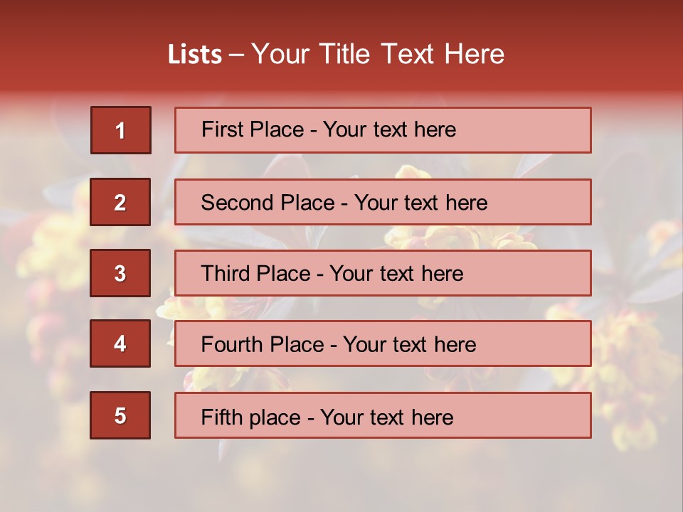 Flower Petal Spring PowerPoint Template