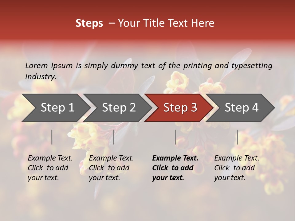 Flower Petal Spring PowerPoint Template