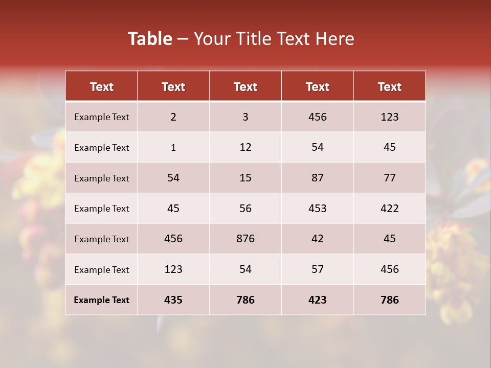 Flower Petal Spring PowerPoint Template