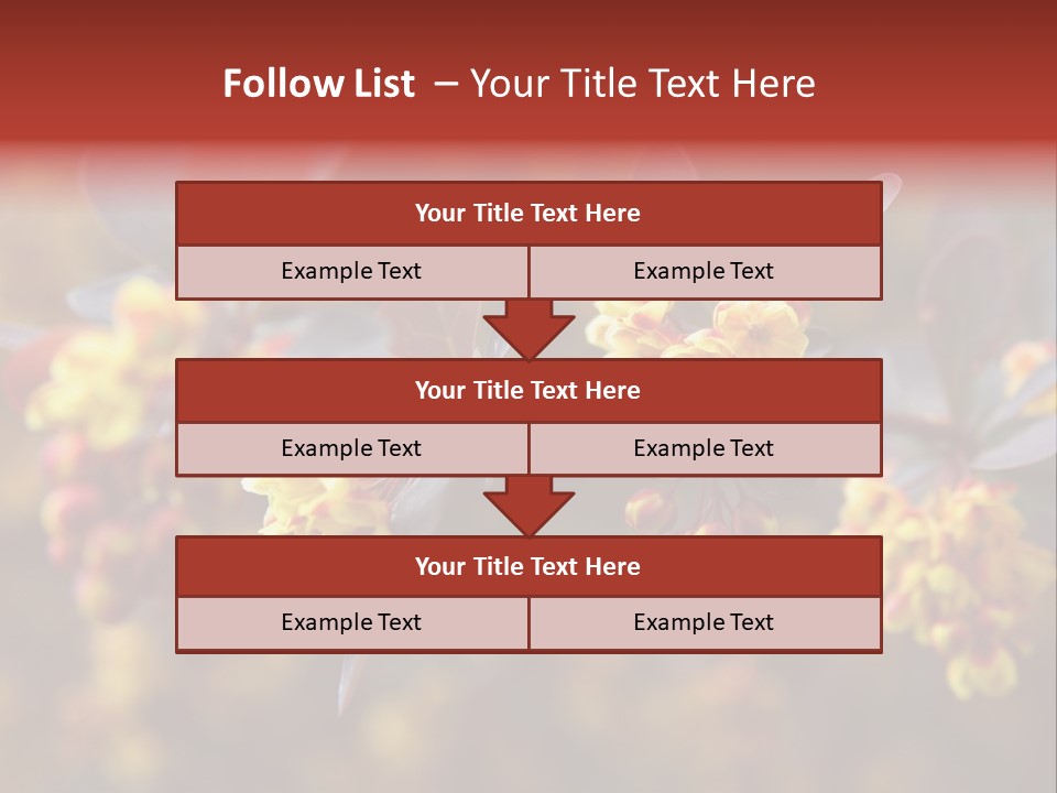 Flower Petal Spring PowerPoint Template