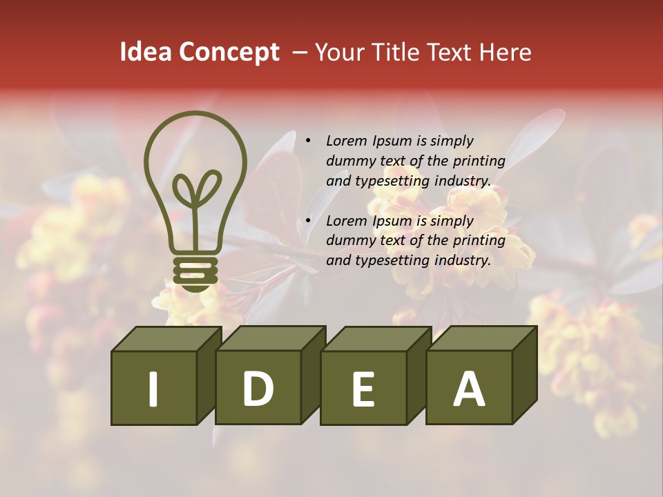 Flower Petal Spring PowerPoint Template