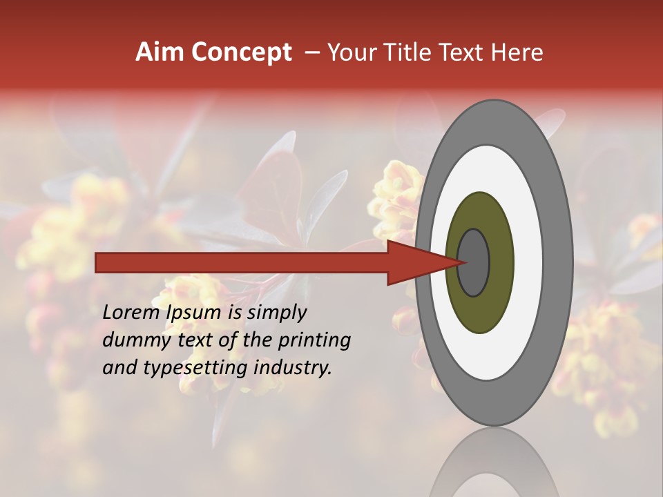 Flower Petal Spring PowerPoint Template