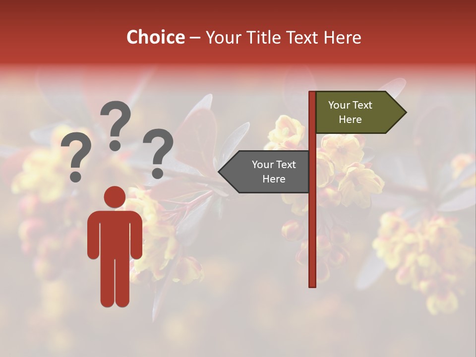 Flower Petal Spring PowerPoint Template