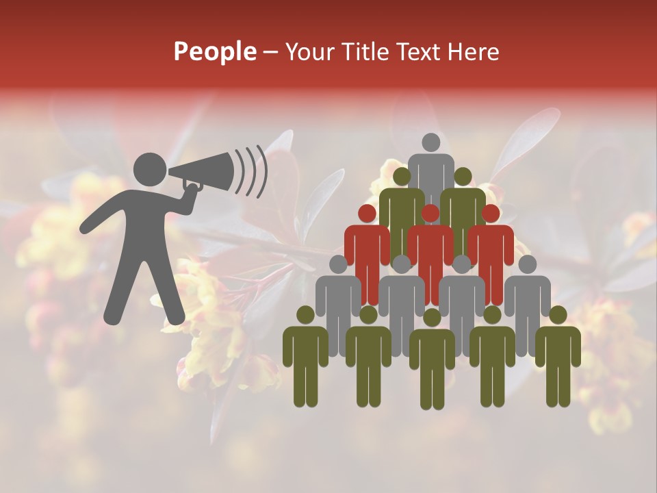 Flower Petal Spring PowerPoint Template