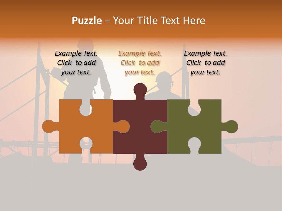 Villa Dusk Landscape PowerPoint Template