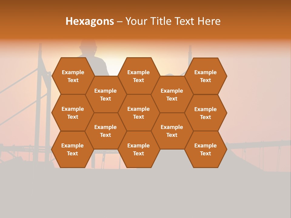 Villa Dusk Landscape PowerPoint Template