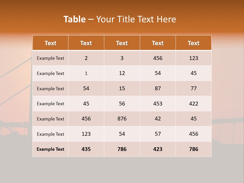 Villa Dusk Landscape PowerPoint Template