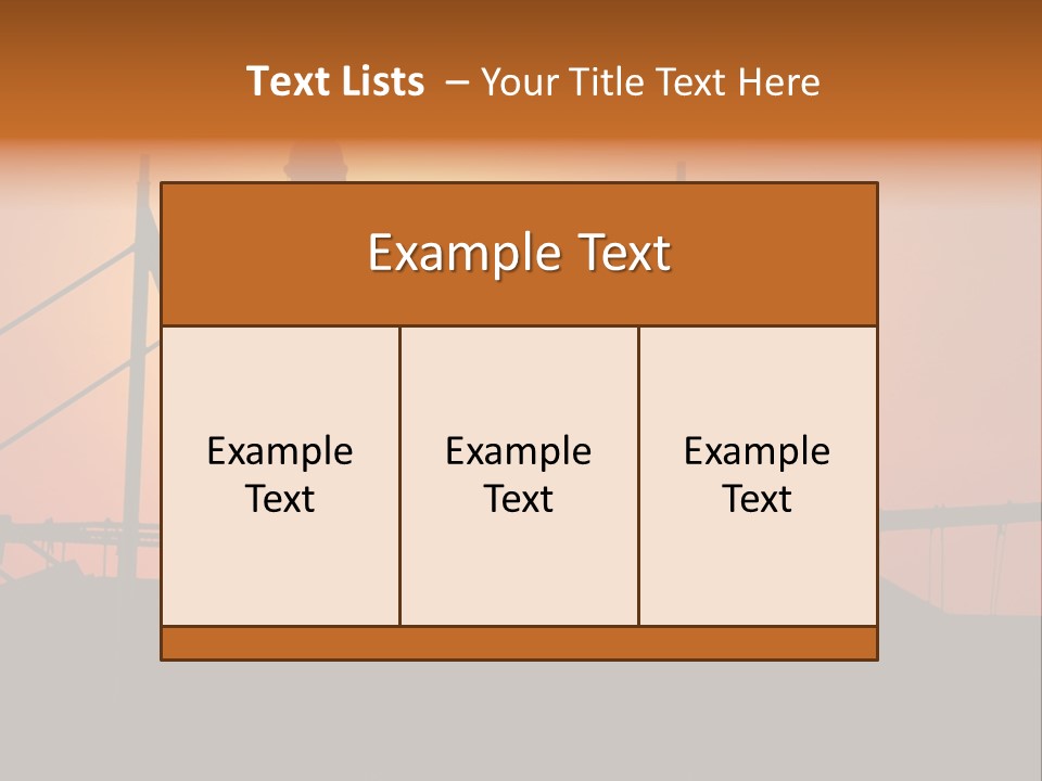 Villa Dusk Landscape PowerPoint Template
