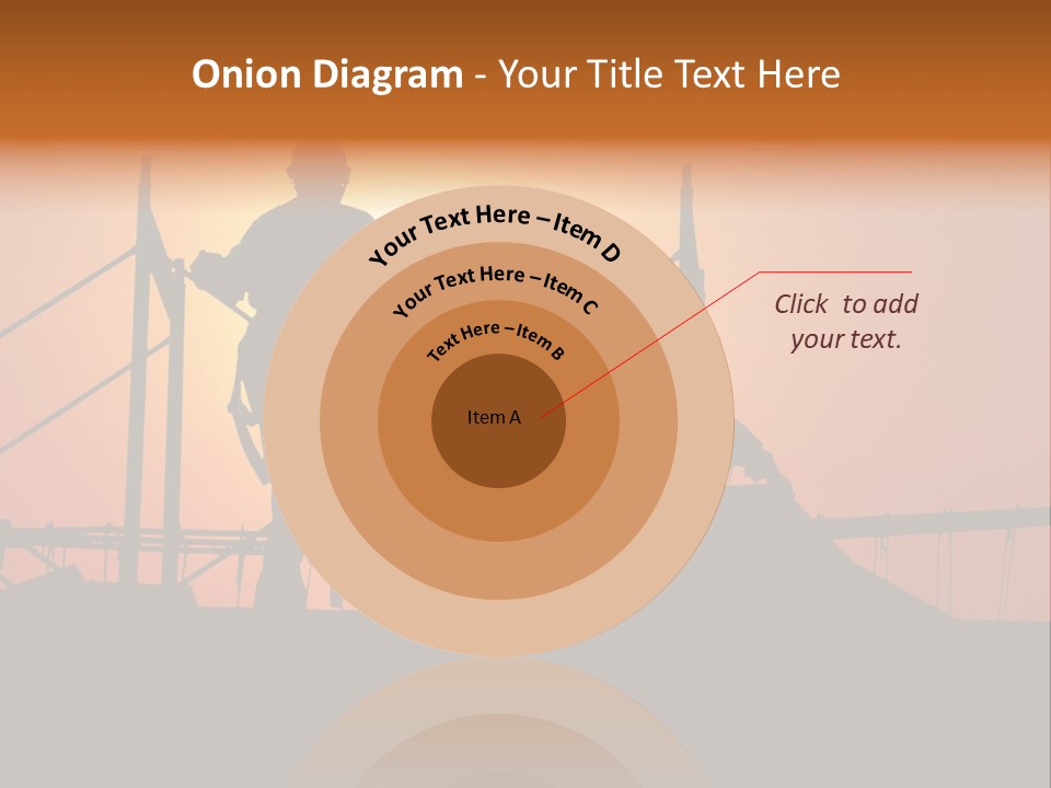Villa Dusk Landscape PowerPoint Template