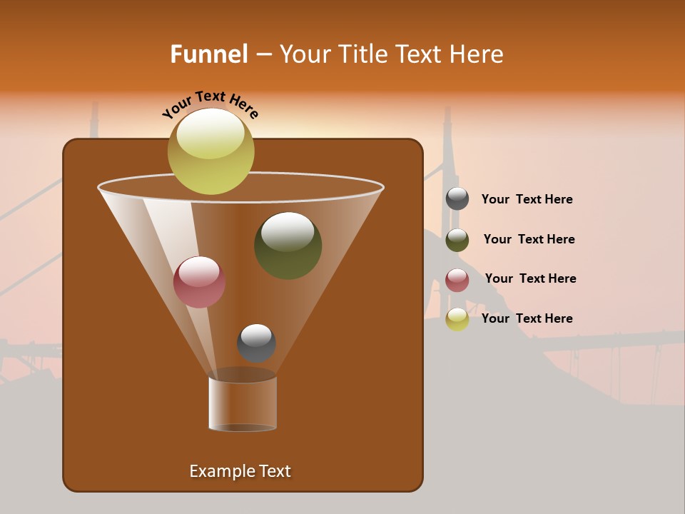 Villa Dusk Landscape PowerPoint Template